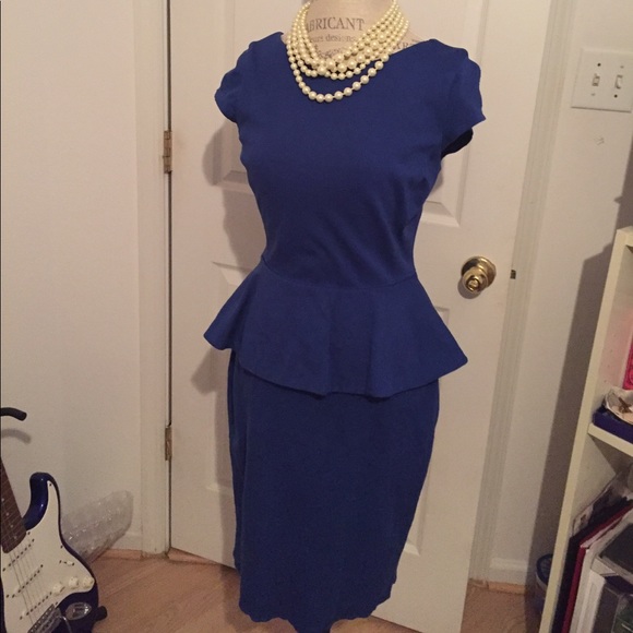 banana republic blue peplum dress Banana Republic | Dresses | Royal Blue Peplum Dress