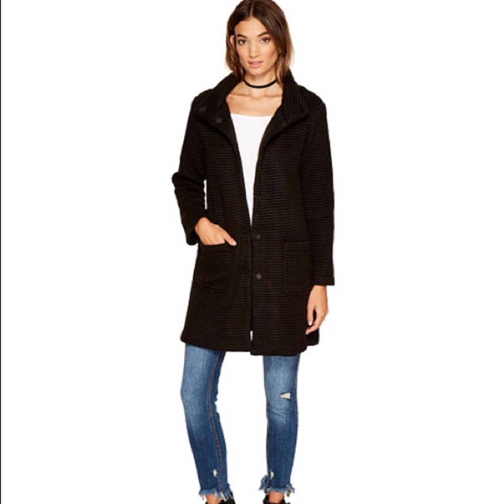 BB Dakota Kingston Ribbed Knit Coat