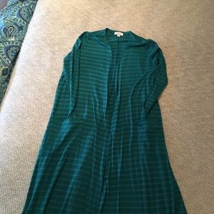 LuLaRoe Sarah Duster Cardigan- Med
