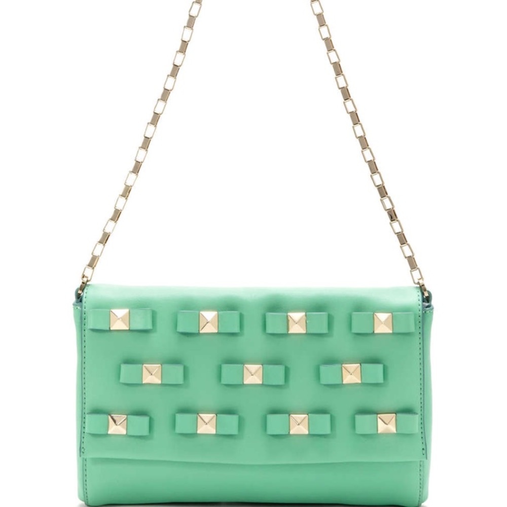 Kate Spade Felisha Convertible Clutch 
Mint Cream