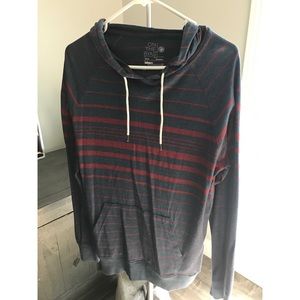 Striped lightweight hoodie
