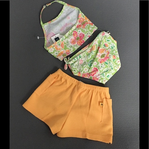Baby GAP 2-Piece Swimsuit & Shorts Outfit. NWT - Picture 2 of 3