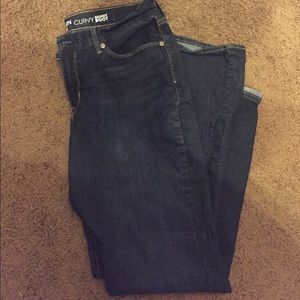 Levi curvy skinny boot jeans