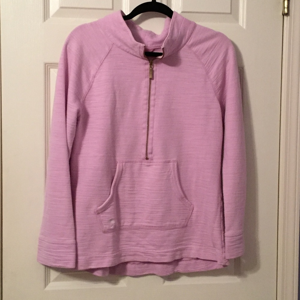 Lilly Pulitzer half zip pullover in light purple