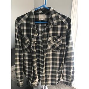 Plaid button up shirt