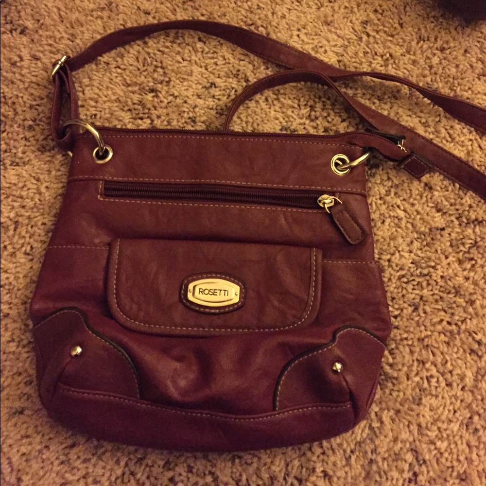 Maroon purse