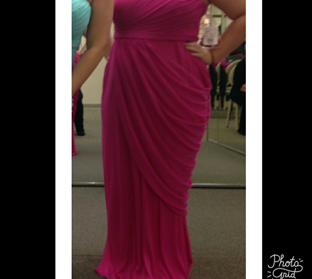 Raspberry Bridesmaids Dress