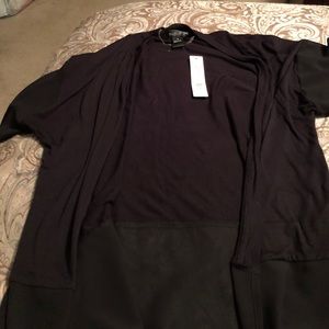 Black Coverup Shirt