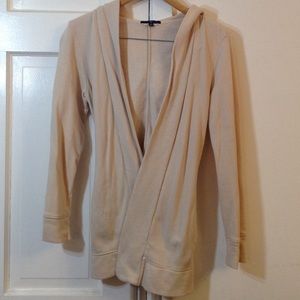 Gap Open Front Hoodie Beige XS