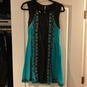 Free People Embellished Crochet Dress size 4