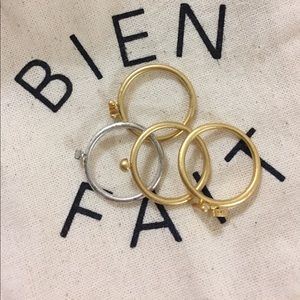 Madewell stacked dainty rings 💍