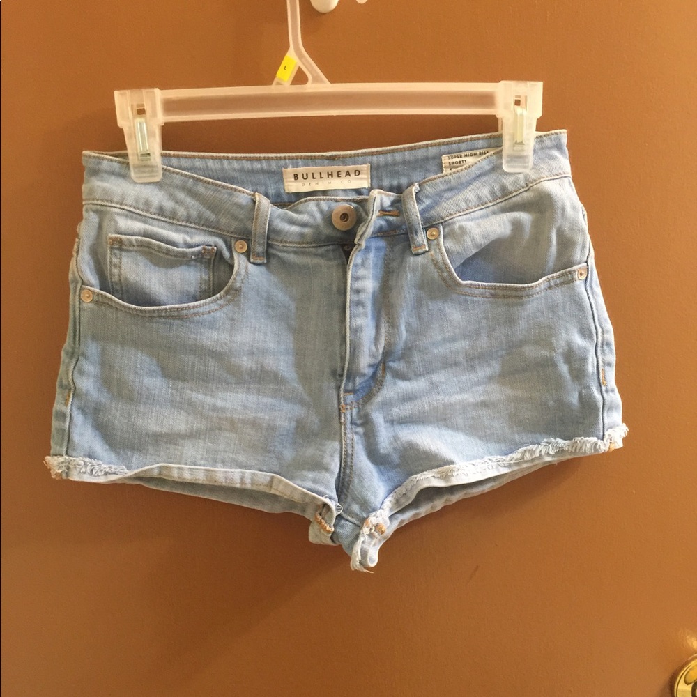 High waisted shorts