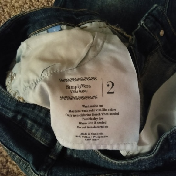 [Simply Vera] Jean Capri's (Size 2) - Picture 4 of 6