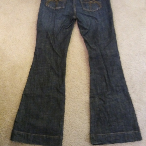 Chip and Pepper Extreme Flare Low Rise Jeans Sz9 - Picture 3 of 6