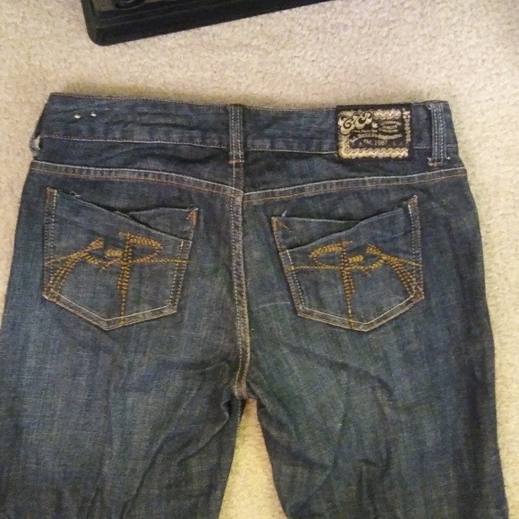 Chip and Pepper Extreme Flare Low Rise Jeans Sz9 - Picture 5 of 6