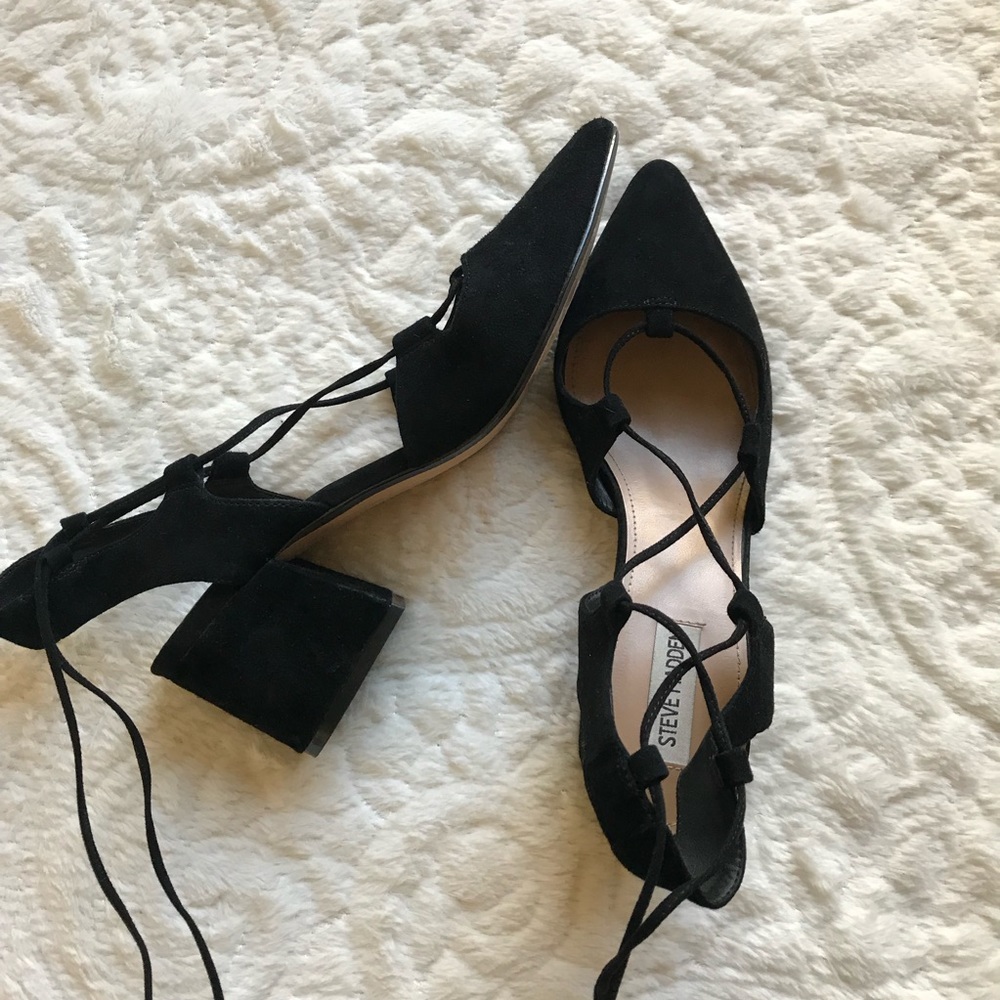Steve Madden Chunky Lace Up Heels