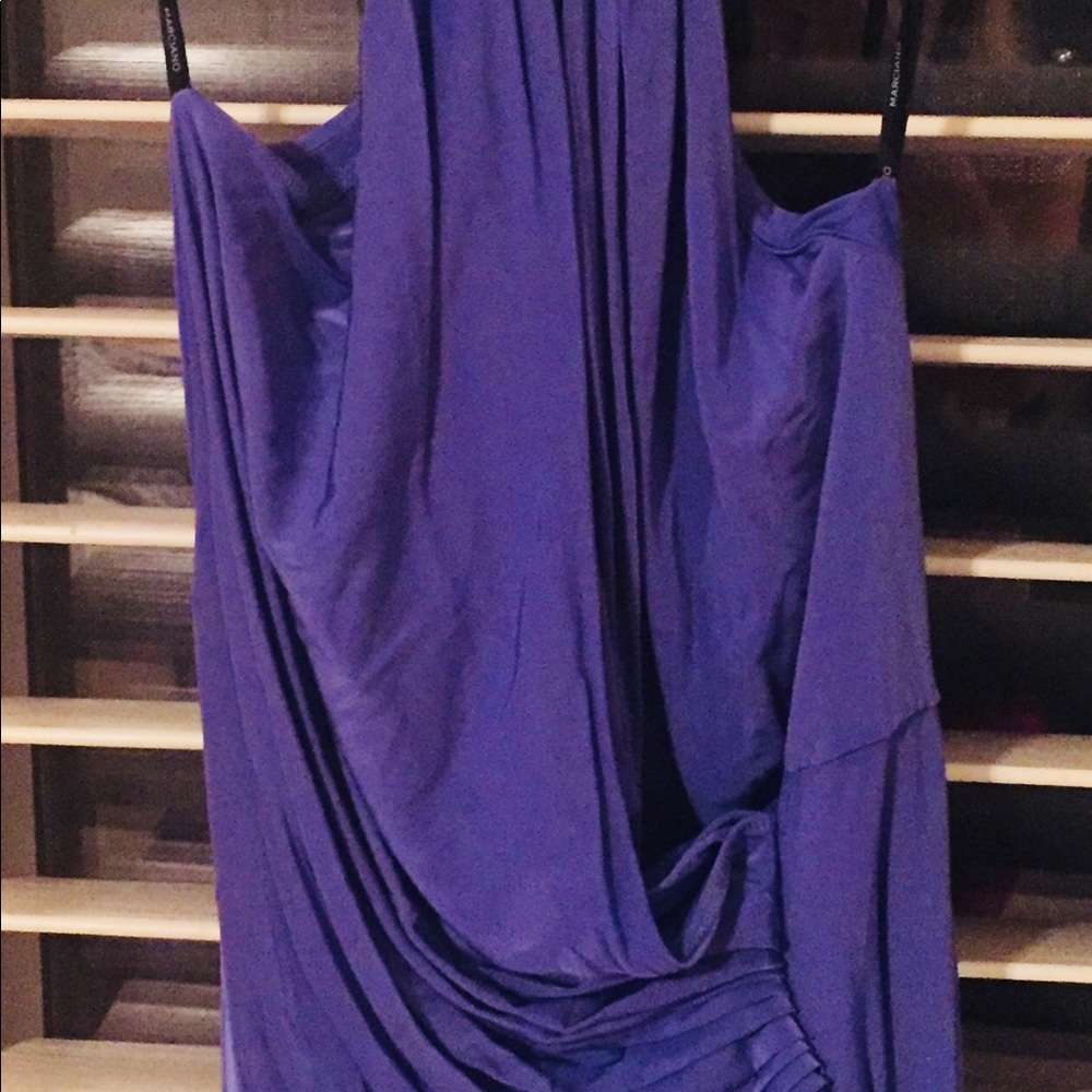 Periwinkle shimmery Marciano dress