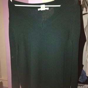 Green Fall Sweater