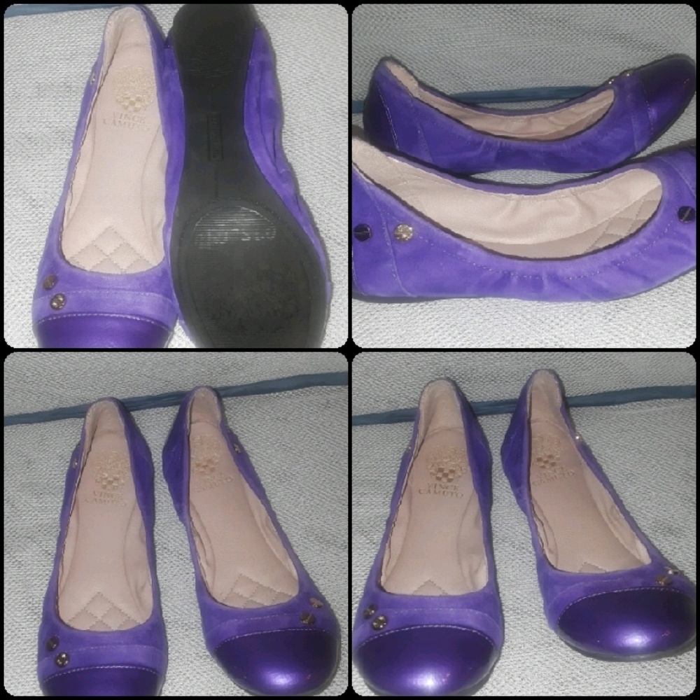 Vince Camuto purple flats