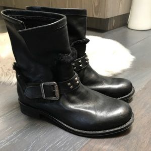 Juicy Couture winter moto boots