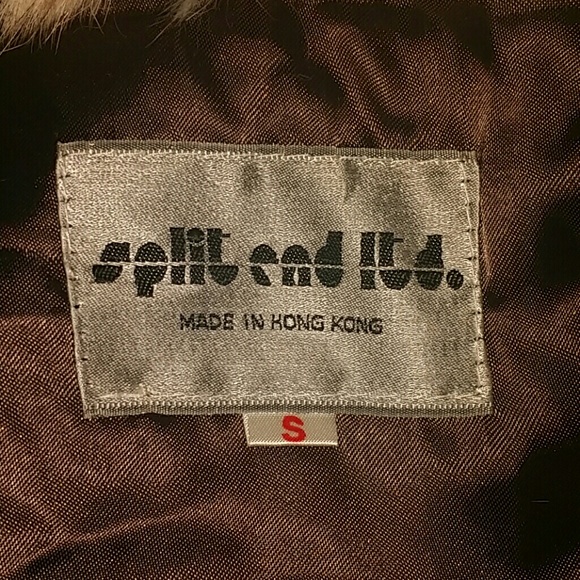 Split end Ltd Rabbit Short Coat - Picture 3 of 4