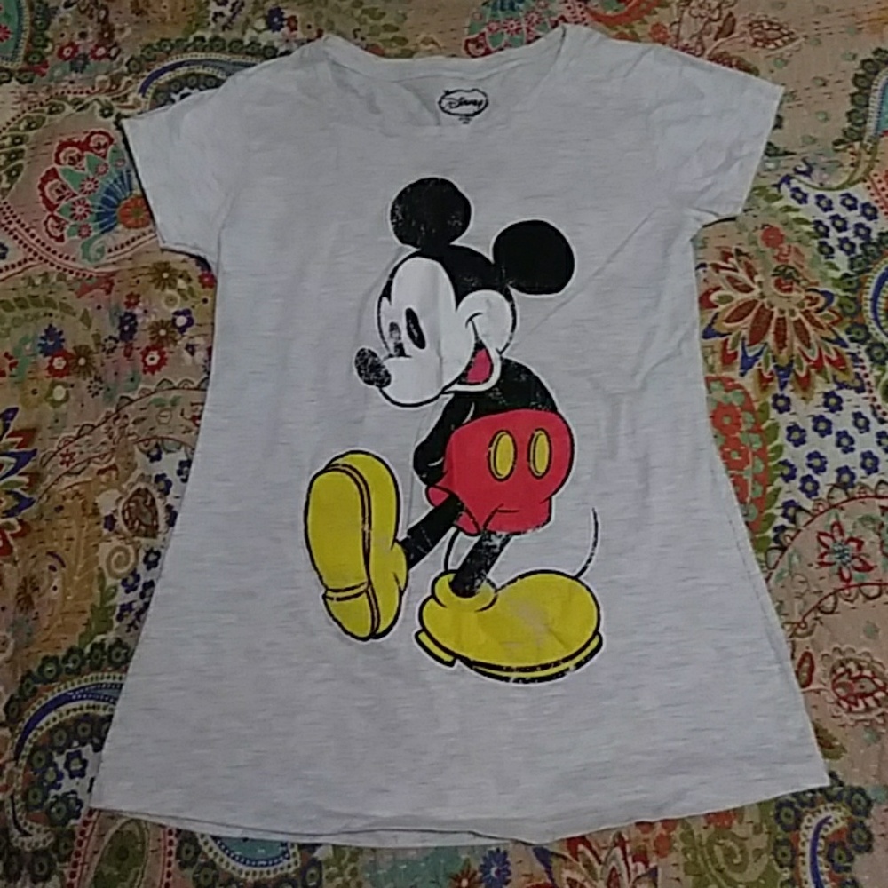 Vintage Look Mickey Mouse Tee Shirt