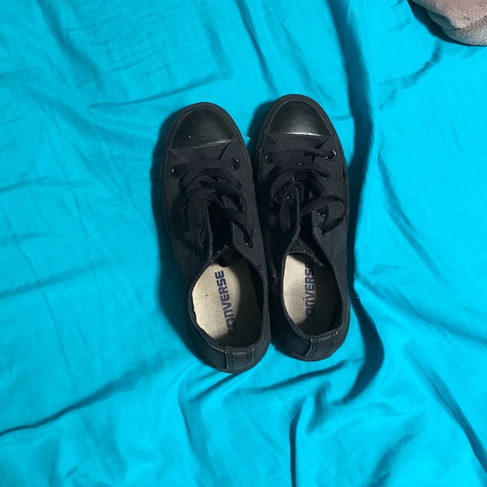 All black converse