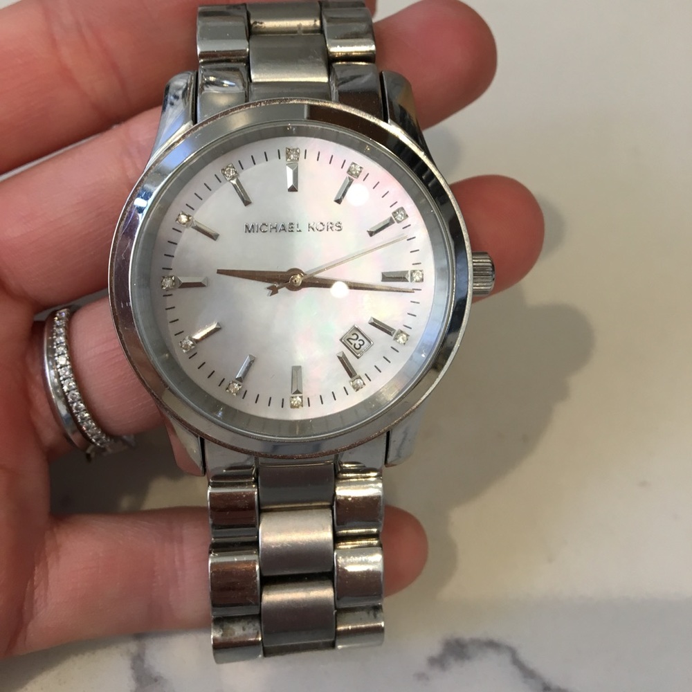 Michael Kors silver watch