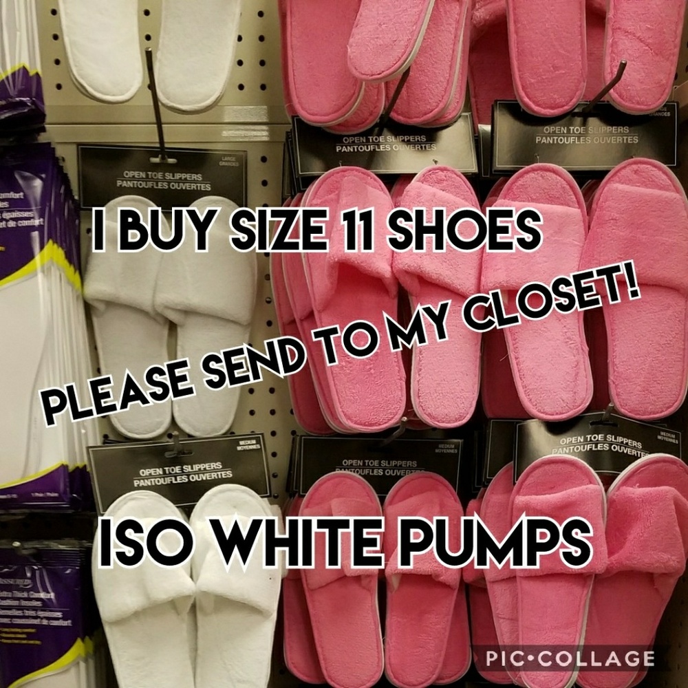 ISO White Size 11 Dress Pumps