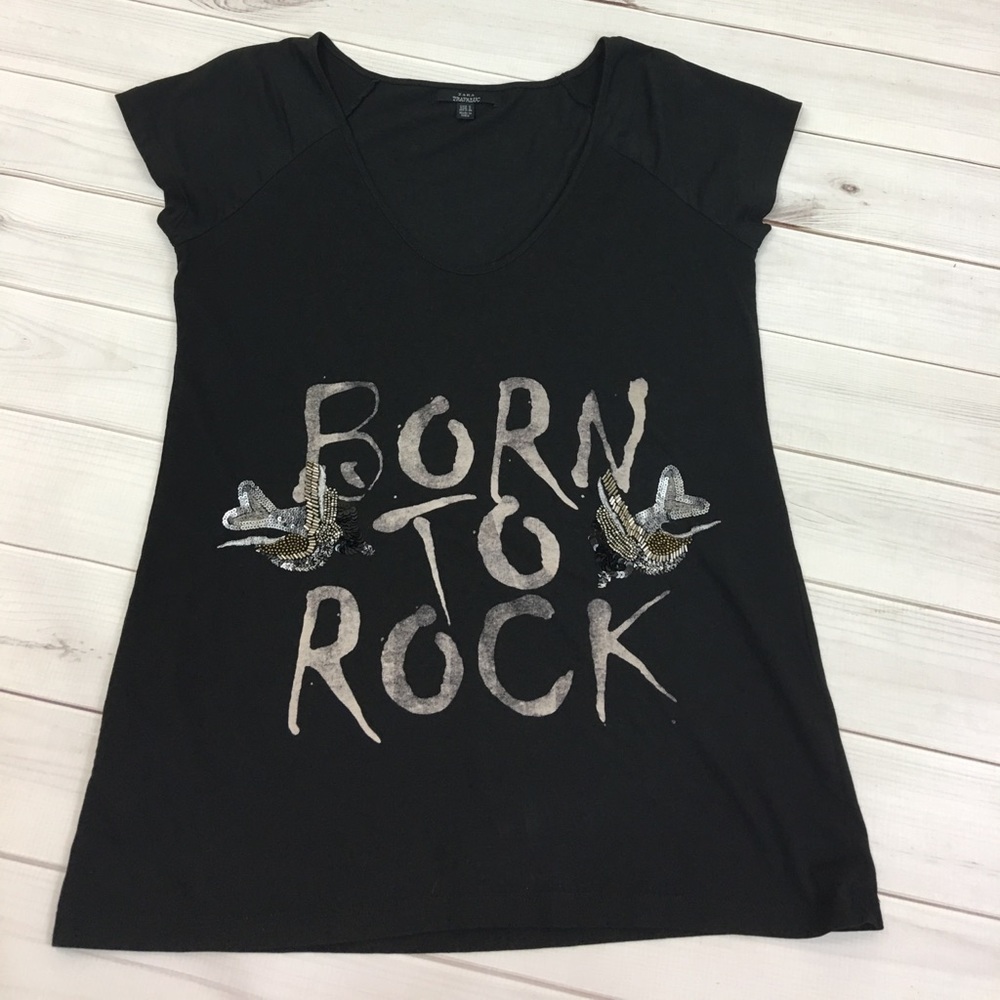 Zara black tee
