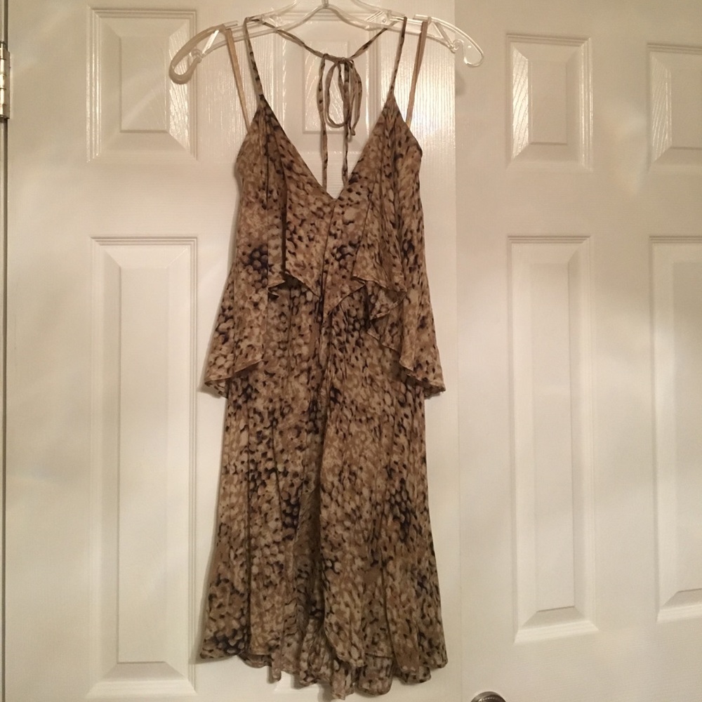 Printed mini dress