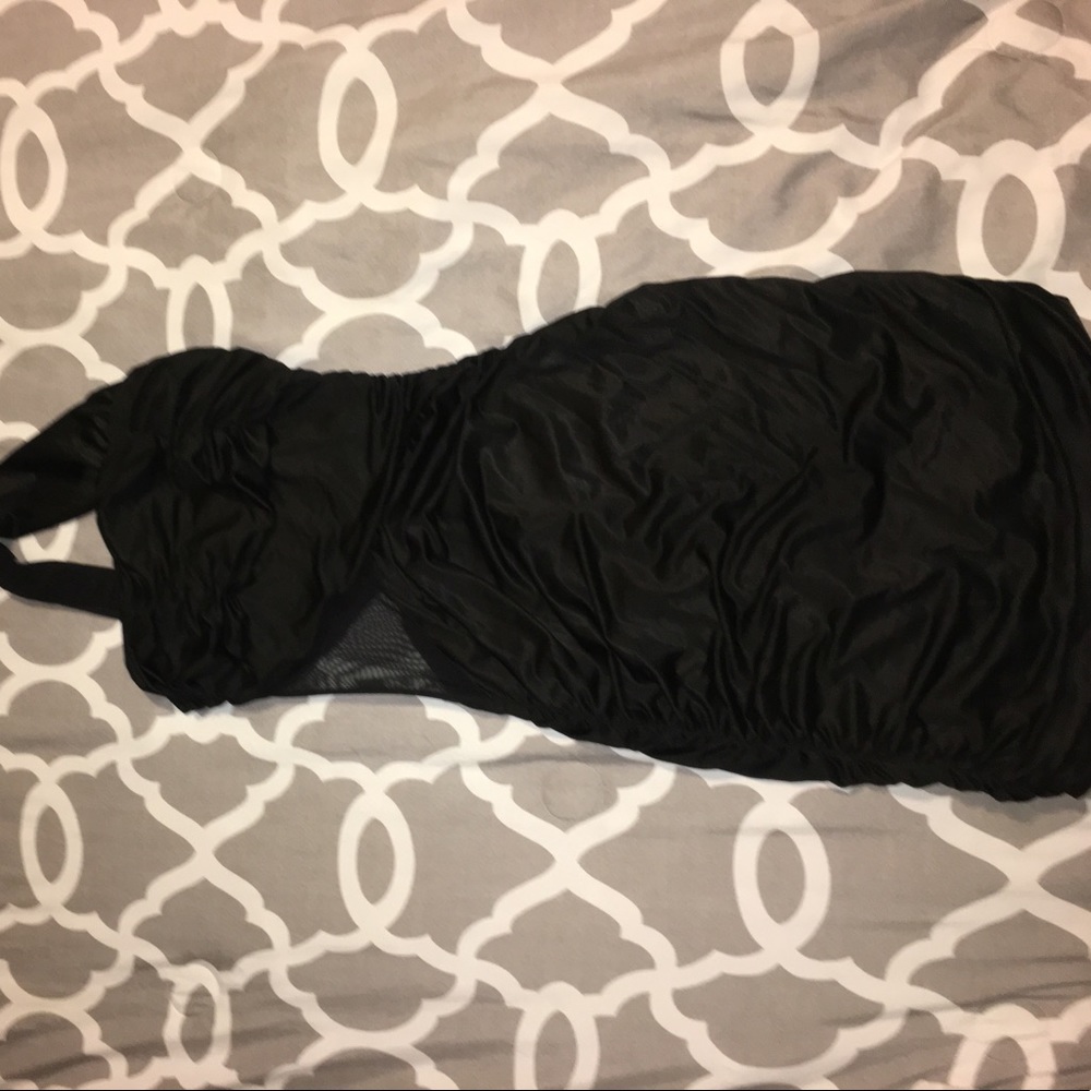 Playful black dress