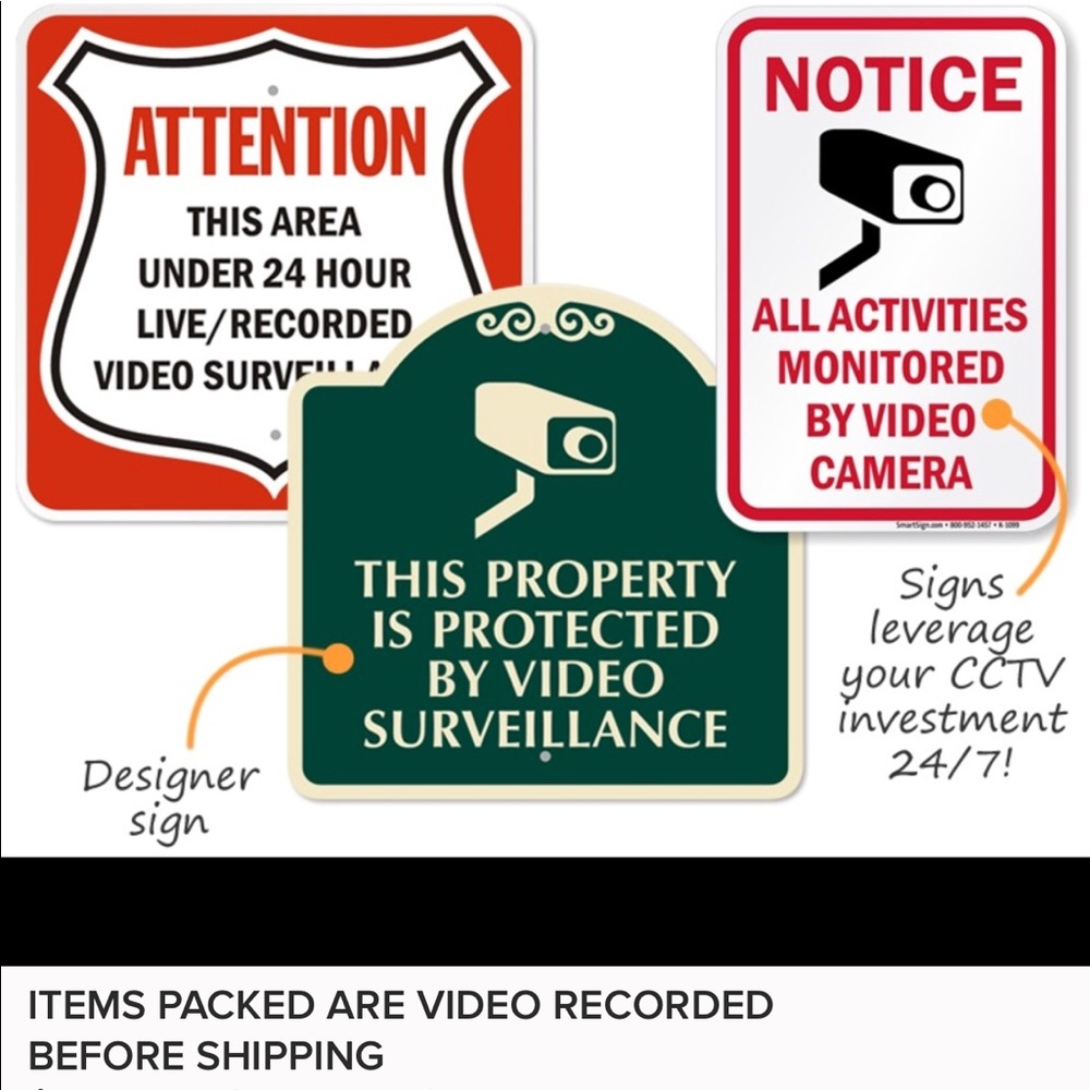 All items sold and bought are under surveillance