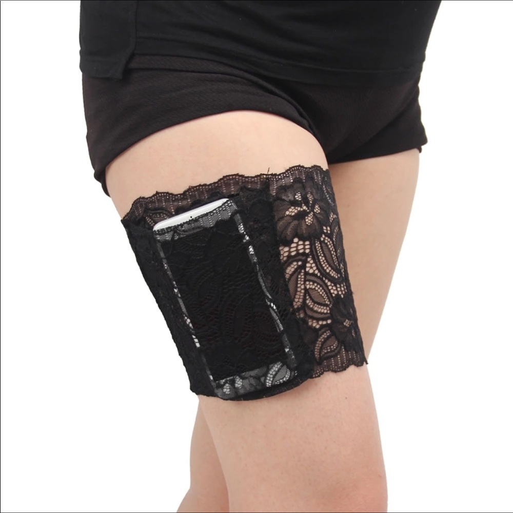 Cell Phone / Money Pocket Garter Travel Leg Wallet - Picture 2 of 8