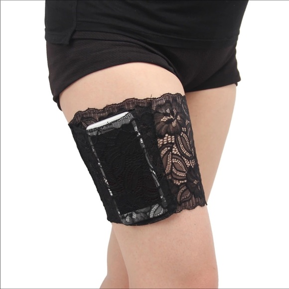 Cell Phone / Money Pocket Garter Travel Leg Wallet - Picture 2 of 8