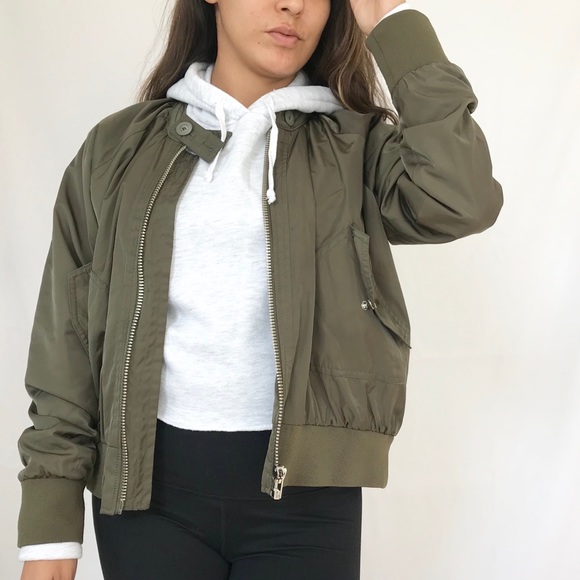 Free People Jackets & Blazers - • Free People Bomber Jacket •