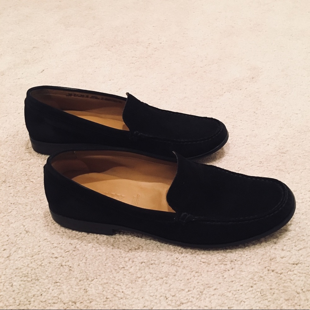 Bally Women’s Black Suede Loafers
