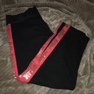 PINK capri yoga leggings