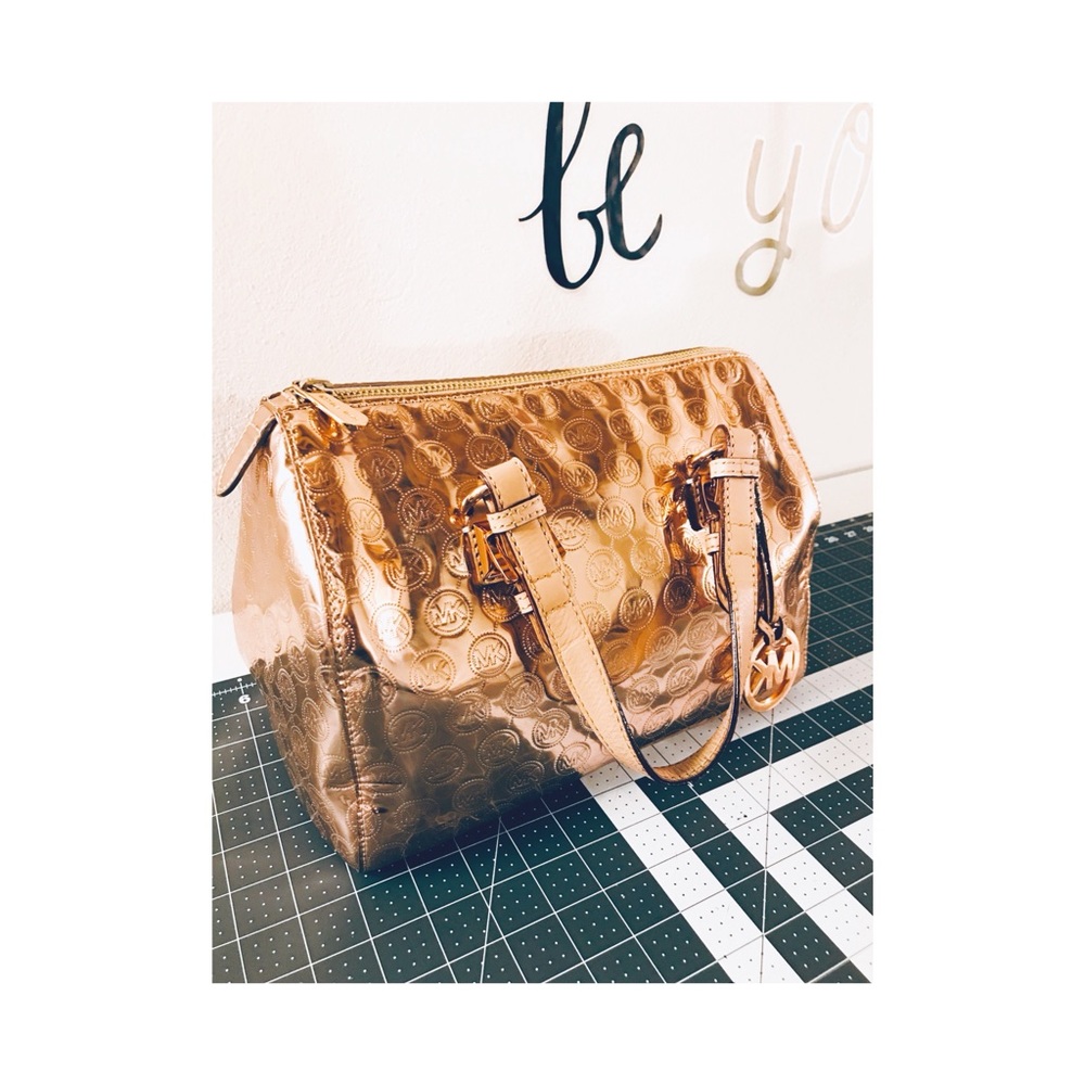 Authentic Michael Kors Signature Mirror Satchel