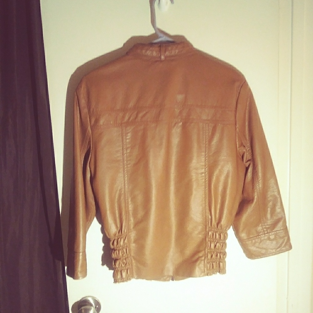 Leather jacket (Tanish Brown)