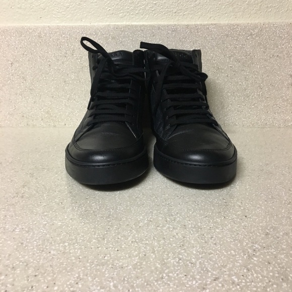 Gucci 'Common' High Top Black Size 10.5G / 11.5 US - Picture 3 of 8