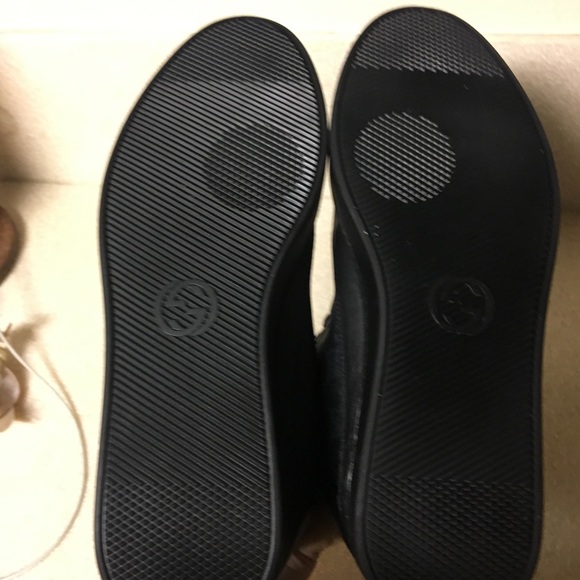Gucci 'Common' High Top Black Size 10.5G / 11.5 US - Picture 7 of 8