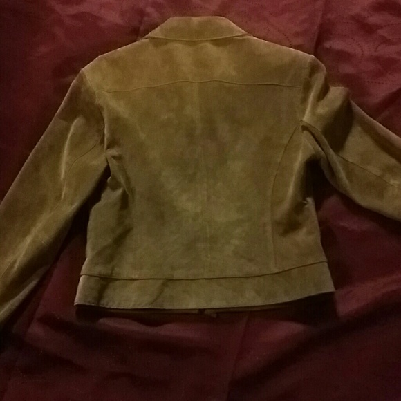 Arma Camel Suede Cropped Blazer - Picture 3 of 7
