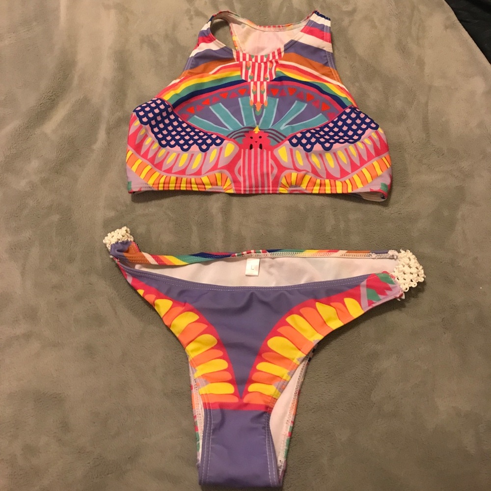 Bright colored sexy bikini
