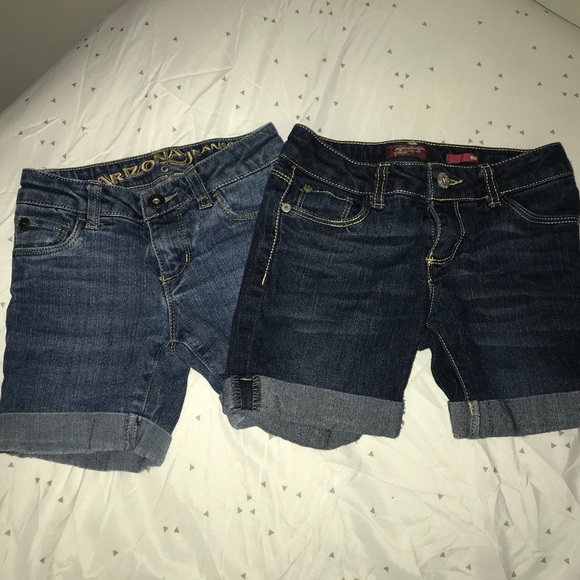 Girls Arizona Jean, denim shorts bundle. - Picture 1 of 8