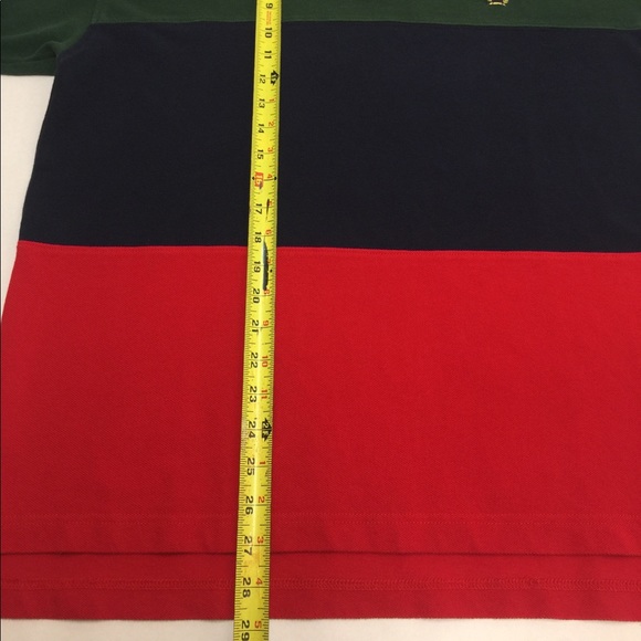 ❌SOLD❌ Tommy Hilfiger ColorBlock Crest Polo Shirt - Picture 4 of 6