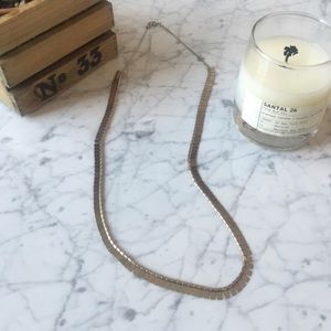 COS Brass Plates Necklace