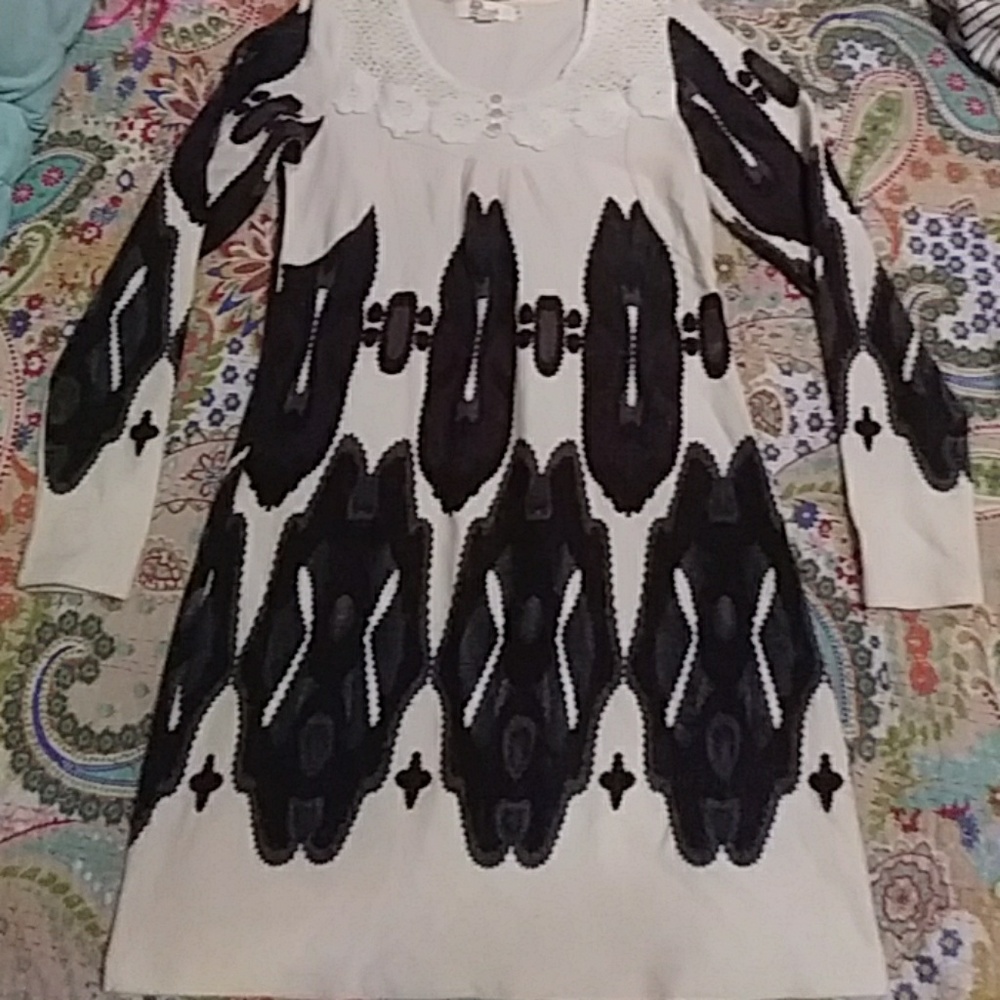 Boutique Aztec Sweater Dress