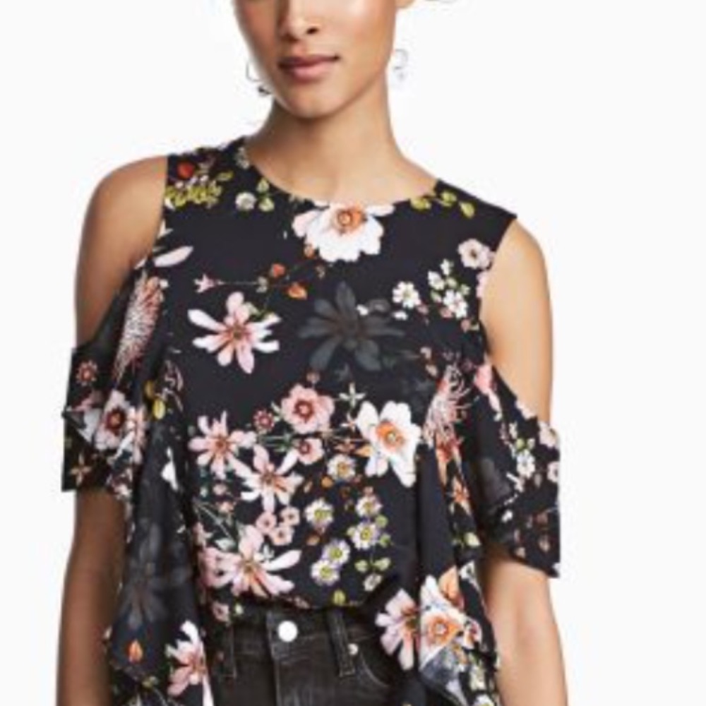 H&M top, open shoulder, size 36