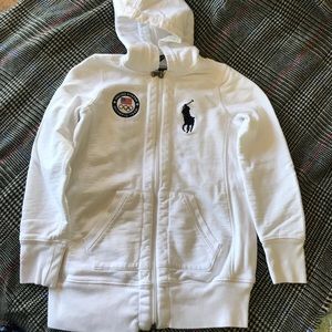 RALPH LAUREN OFFICIAL US OLYMPIC WEAR KIDS HOODIE